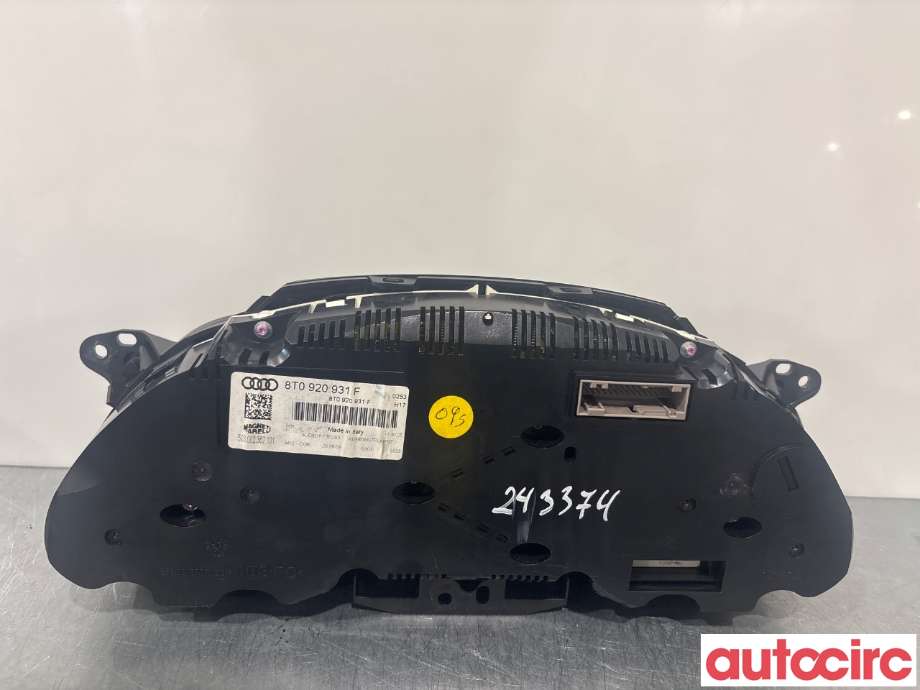 Instrumentpanel til Audi A5 2007-2016 (Type I)  (AUDI|8T0920931F|)