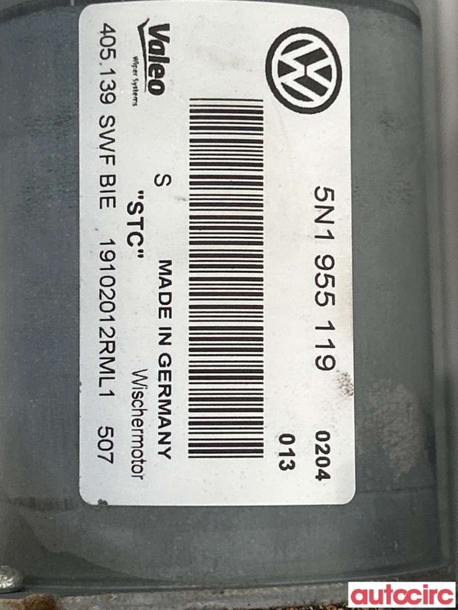 Viskermotor frontrute til VW Tiguan 2011-2016 (Type I, Fase 2)  (VOLKSWAGEN|5N1955023D||5N1955119)