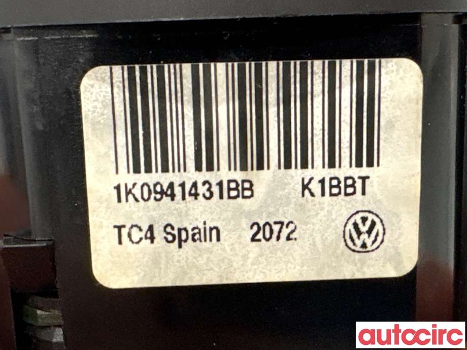 Bryter lys til VW Caddy 2010-2015 (Type III, Fase 2)  (VOLKSWAGEN|1K0941431BB||3C8941431B)
