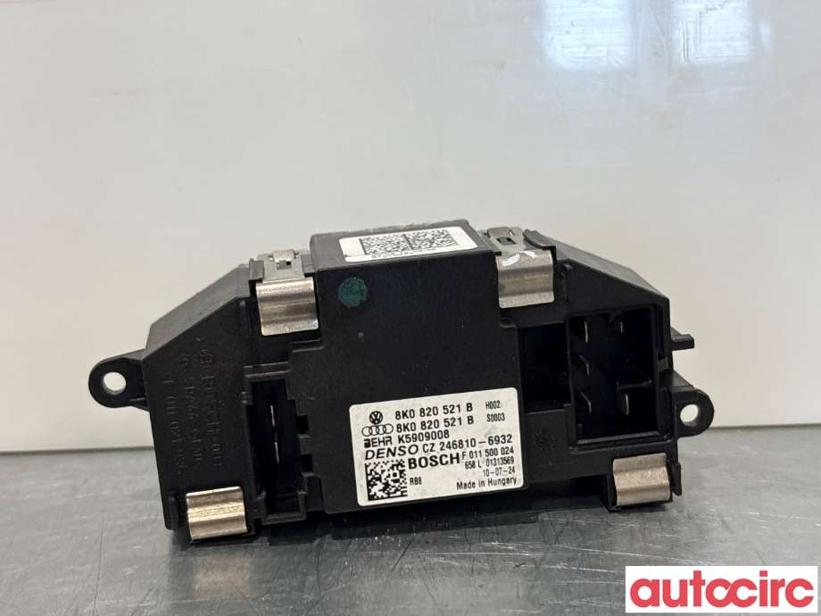 Varmeapparat motstand til Audi A4 2007-2014 (Type IV) (B8) (B8) (AUDI|8K0820521B|F011500024)