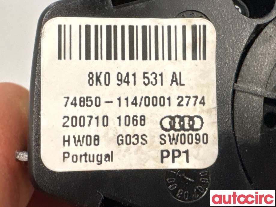 Bryter lys til Audi A4 2007-2014 (Type IV) (B8) (B8) (AUDI|8K0941531AS|74850-114|8K0941531AL)