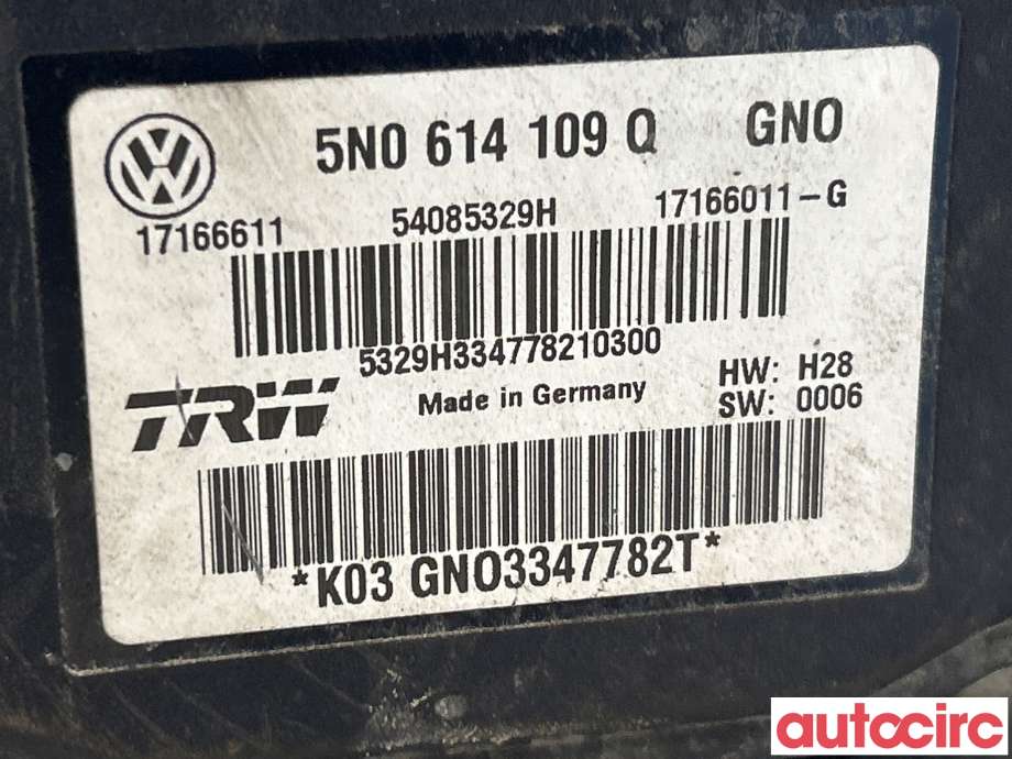 ABS sentral til VW Tiguan 2011-2016 (Type I, Fase 2)  (VOLKSWAGEN|5N0614109Q|54085329H)