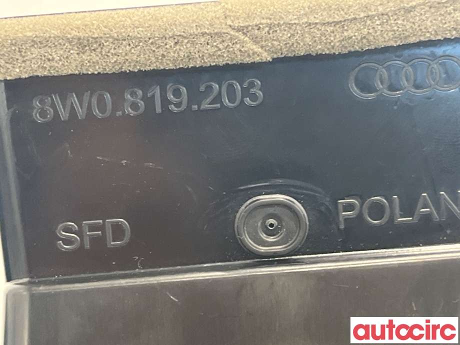 Dashbord friskluftdyse til Audi A4 2015-2019 (Type V, Fase 1) (B9) (B9) (AUDI|8W0819203)