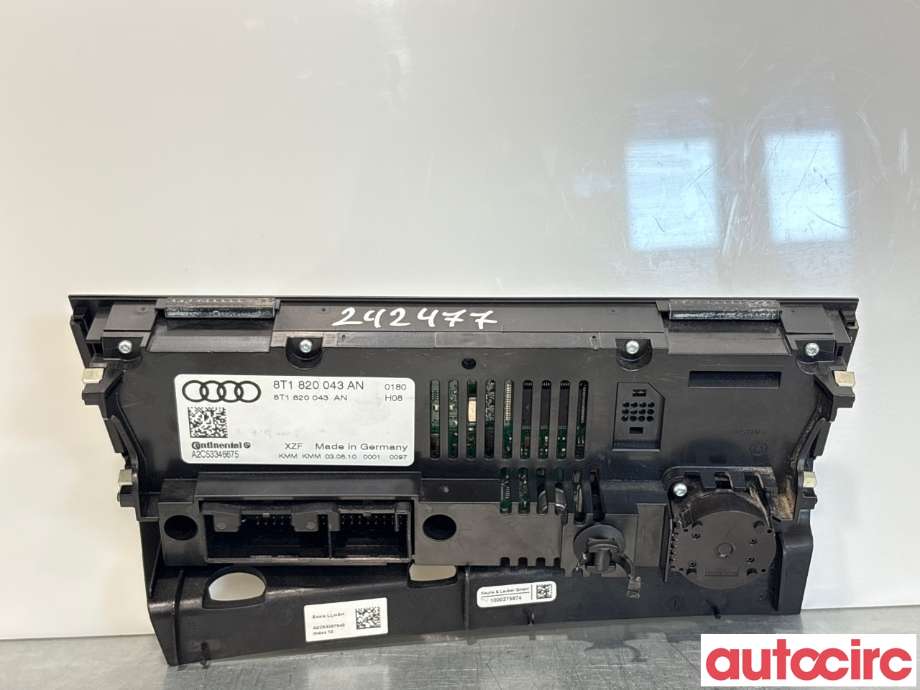 Varmeapparat betjening til Audi A4 2007-2014 (Type IV) (B8) (B8) (AUDI|8T1820043AH|A2C53346675|8T1820043AS)