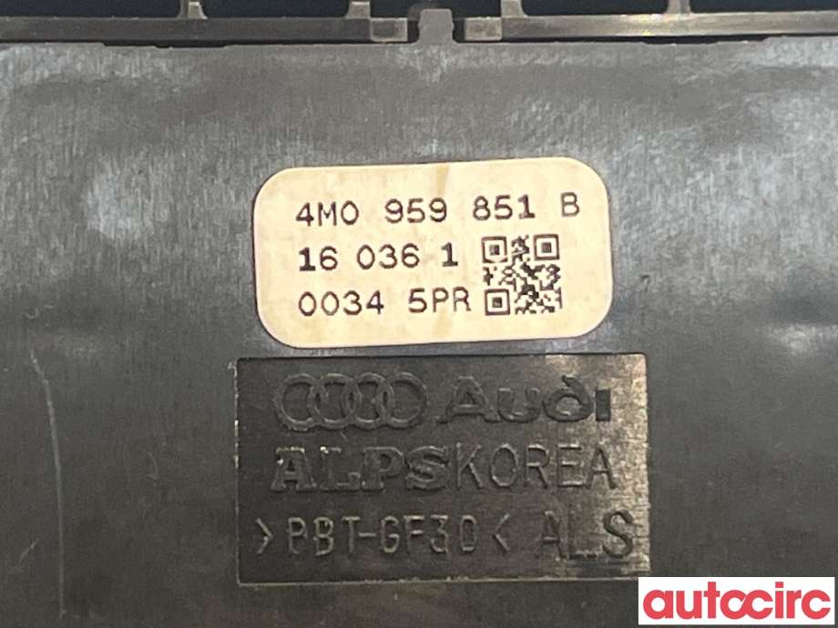 Bryter ruteheis til Audi A4 2015-2019 (Type V, Fase 1) (B9) (B9) (AUDI|4M0959851B)