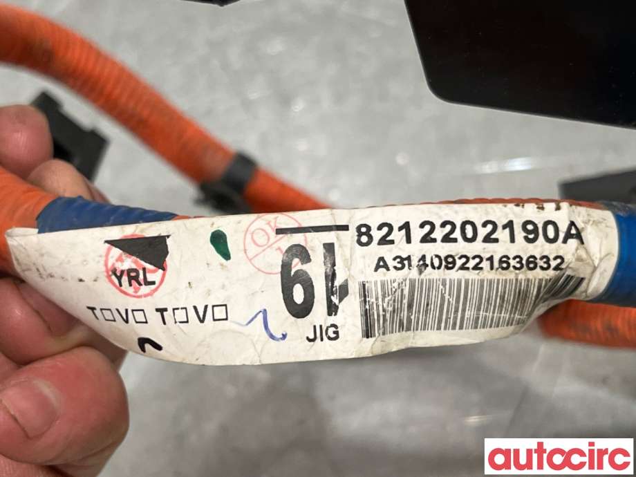 Kabel høy volt (HV) hybrid til Toyota Auris 2015-2019 (Type II, Fase 2)  (TOYOTA|8212202190|)