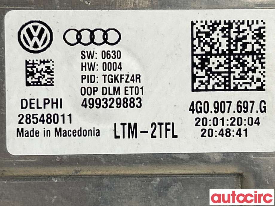 Styreenhet xenon/ballast til VW Caddy 2015-2020 (Type III, Fase 3) (VOLKSWAGEN|4G0907697F||4G0907697G)
