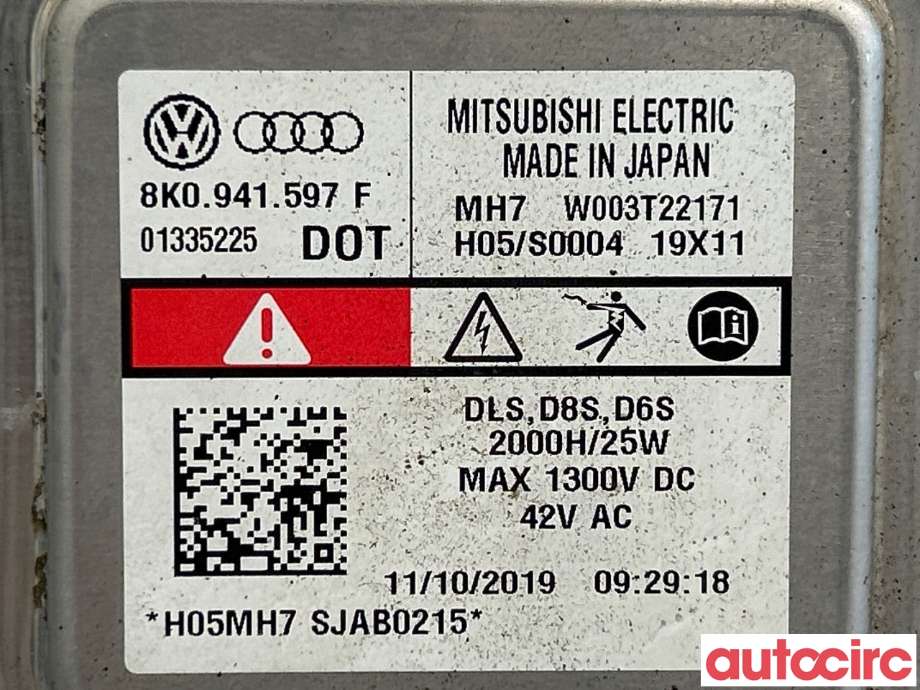 Styreenhet xenon/ballast til VW Caddy 2015-2020 (Type III, Fase 3) (VOLKSWAGEN|8K0941597F|)