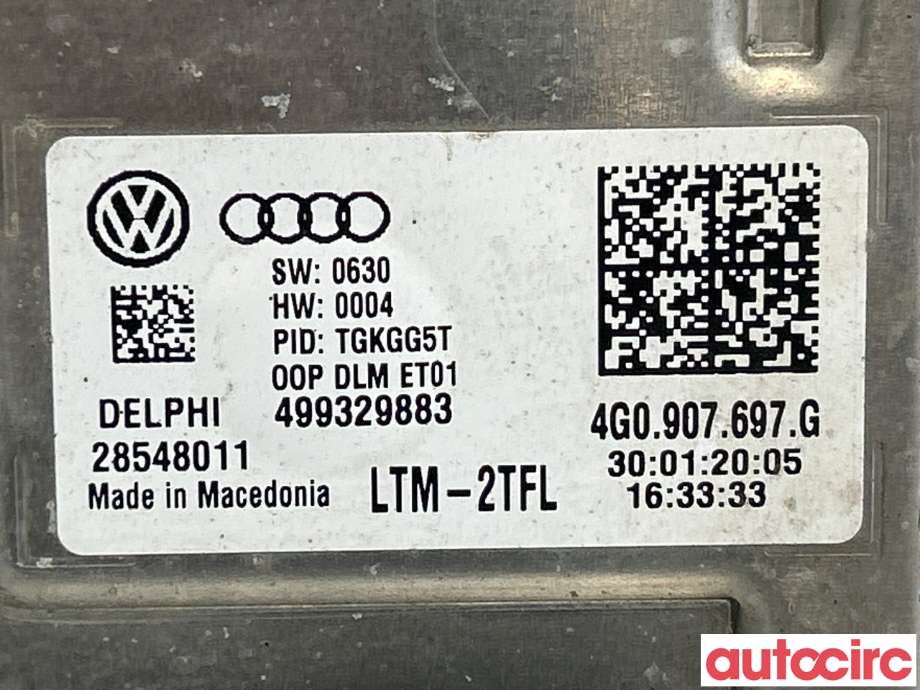 Styreenhet xenon/ballast til VW Caddy 2015-2020 (Type III, Fase 3) (VOLKSWAGEN|4G0907697F||4G0907697G)