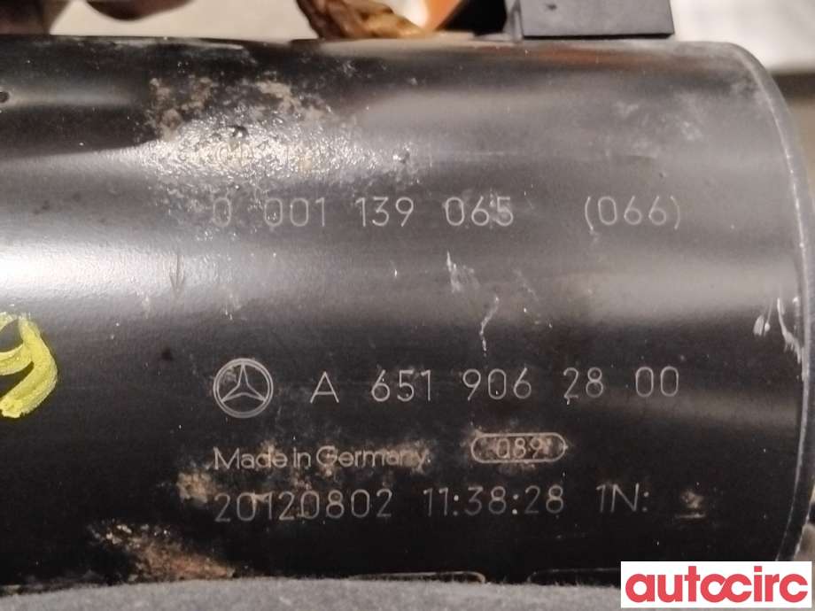 Starter diesel til Mercedes E-Klasse 2009-2013 (Fase 1) (W212) (W212) (MERCEDES|A6519062800|0001139065)
