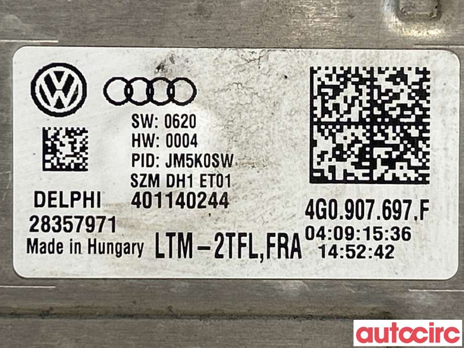 Styreenhet xenon/ballast til VW Passat 2015-2019 (Fase 1) (B8) (B8) (VOLKSWAGEN|4G0907697F|)