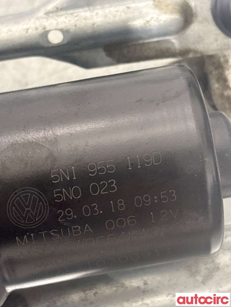 Viskermotor frontrute til VW Tiguan 2007-2011 (Type I, Fase 1) (VOLKSWAGEN|5N1955023F||5N1955119)