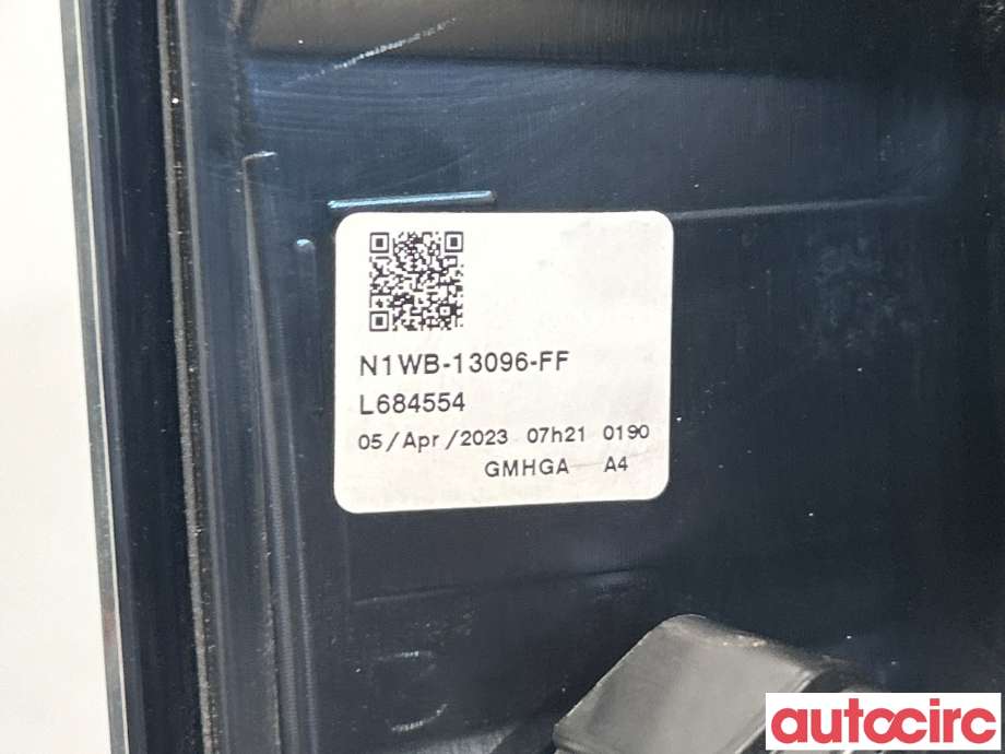 Baklykt høyre til Ford Ranger / Ranger Raptor 2022-->> (FORD|2823768|N1WB-13096-FJ|N1WB-13096-FF)