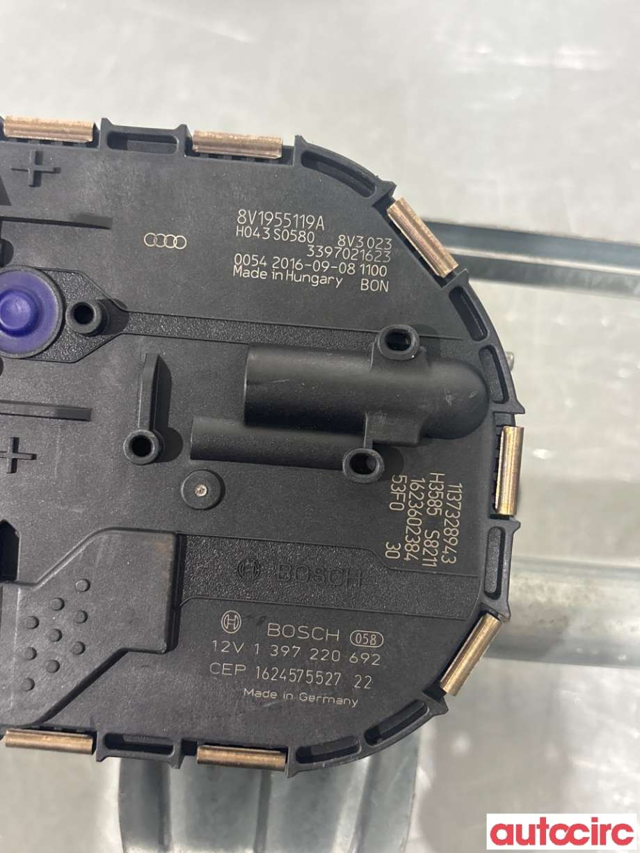 Viskermotor frontrute til Audi A3 2016-2020 (Type III, Fase 2)  (AUDI|8V1955023D|1397220692)