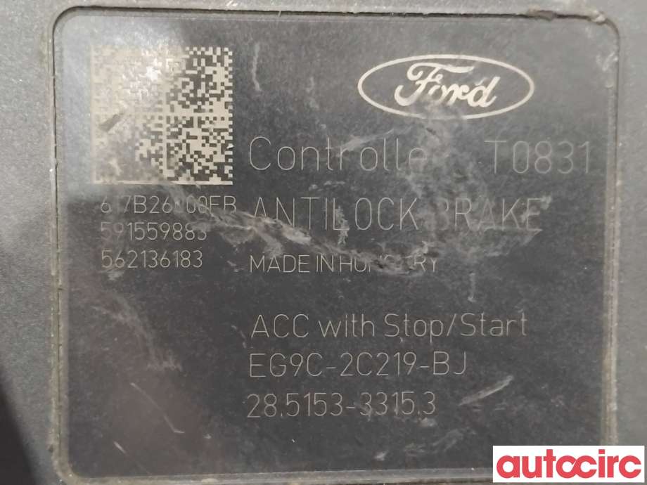 ABS sentral til Ford Mondeo 2014-2019 (Type V, Fase 1)  (FORD|2183036|285153-33153|EG9C-2C405-EK)