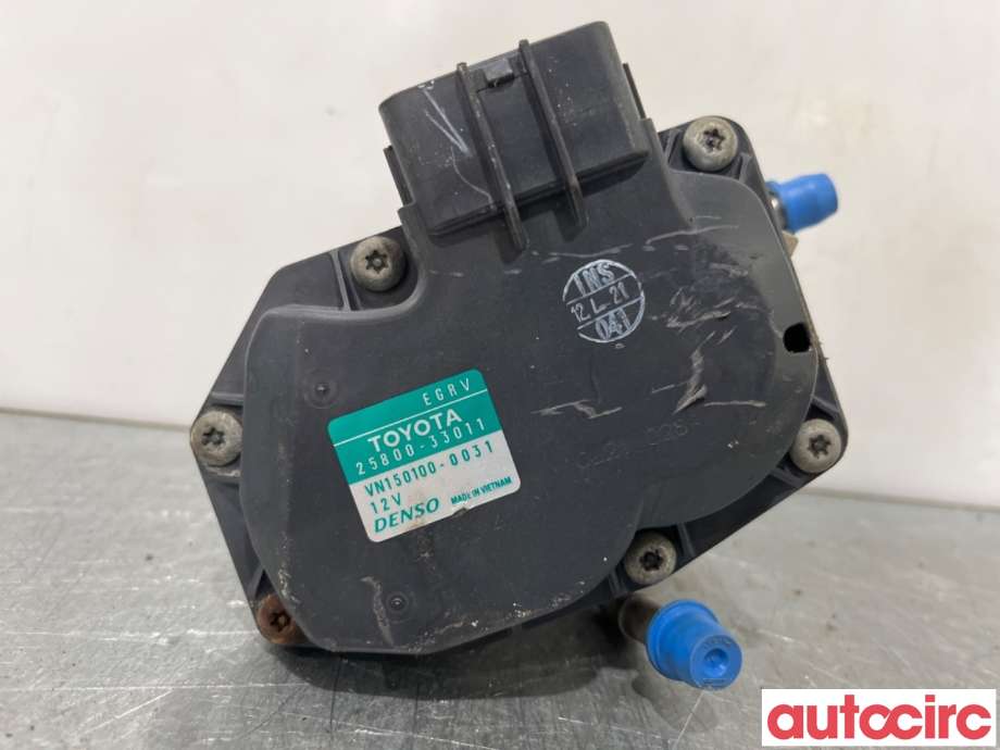 EGR-ventil til Toyota Auris 2010-2012 (Type I, Fase 2)  (TOYOTA|2580033011|VN150100-0031|25800-33011)
