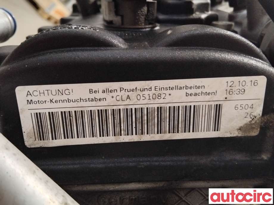 Motor diesel til Audi A6, Allroad 2012-2014 (Type III, Fase 1) (C7) (C7) (AUDI|059100099HX|CLAA|059100099H)