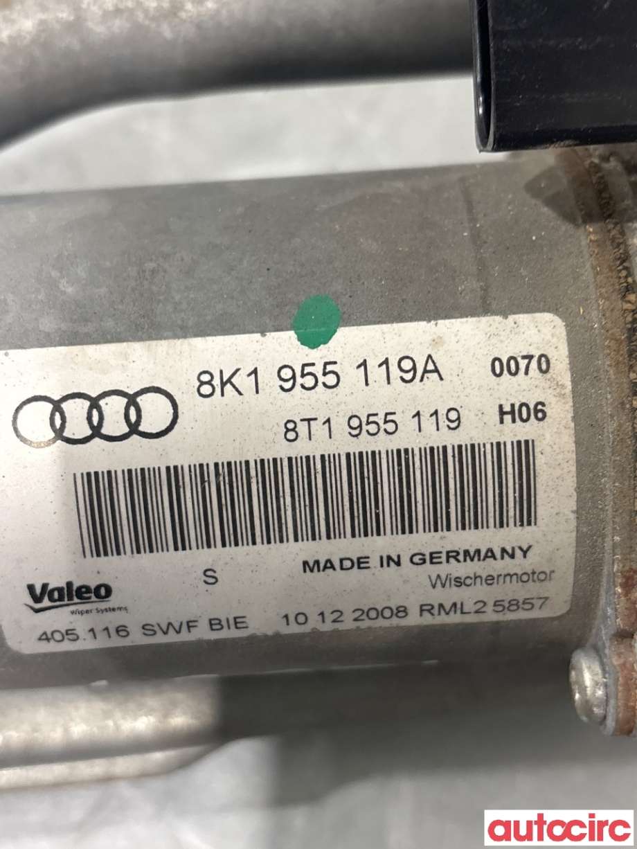 Viskermotor frontrute til Audi A4 2007-2014 (Type IV) (B8) (B8) (AUDI|8K1955023E|405116|8K1955119A)