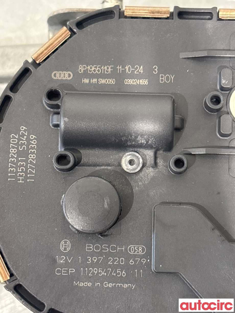 Viskermotor frontrute til Audi A3 2009-2012 (Type II, Fase 2) (AUDI|8P1955023L|1397220679|8P1955119F)