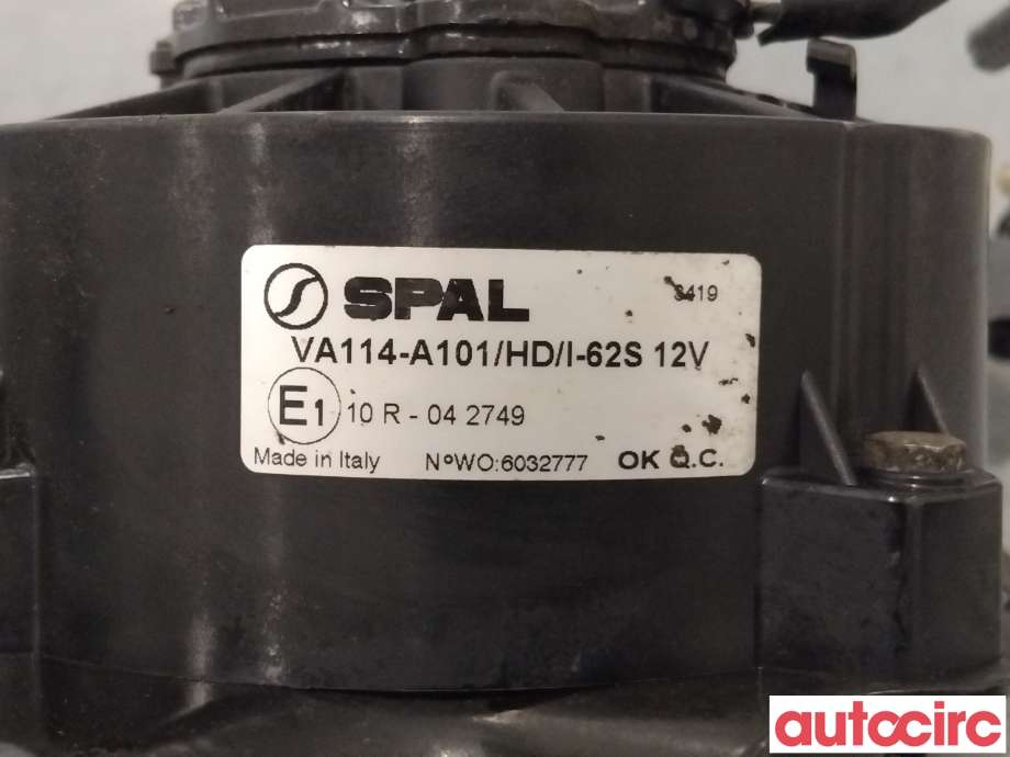 Kjølevifte til Ford Mondeo 2014-2019 (Type V, Fase 1)  (FORD|5357001|VA114-A101|)
