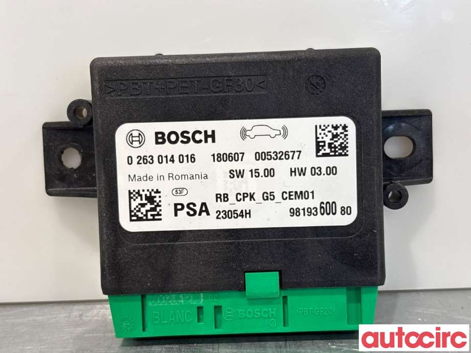 Styreenhet parkering til Peugeot 3008, 2016-->> (Type II) (PEUGEOT|1618842780)