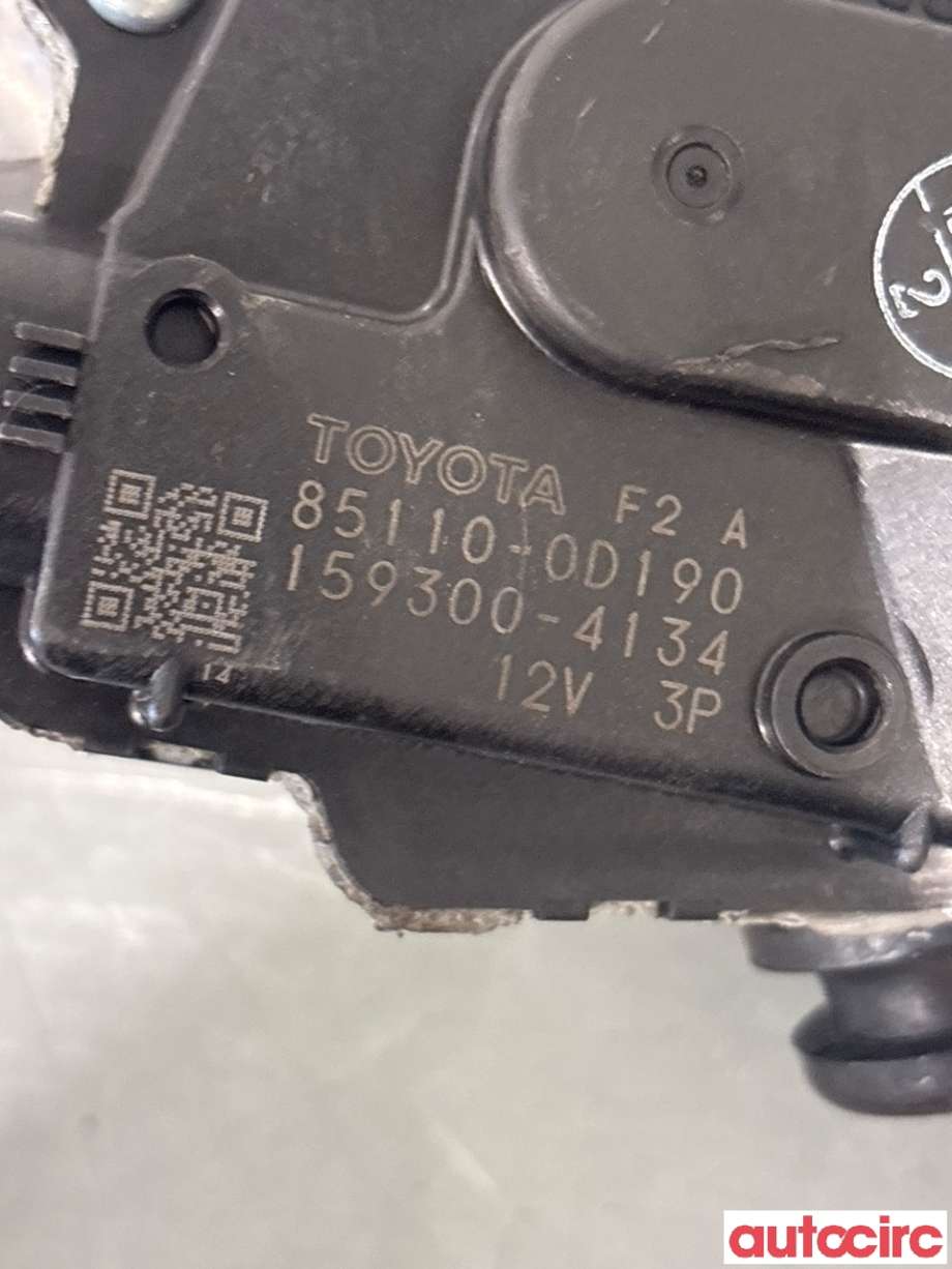 Viskermotor frontrute til Toyota Yaris 2012-2014 (Type III, Fase 1) (TOYOTA|851100D191|159300-4134|85110-0D190)