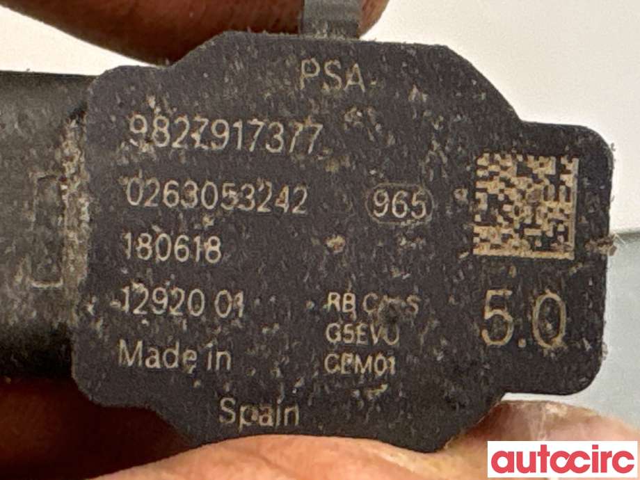 Parkeringssensor bak til Peugeot 3008 2016-->> (Type II) (PEUGEOT|9827917380|0263053242|9827917377)