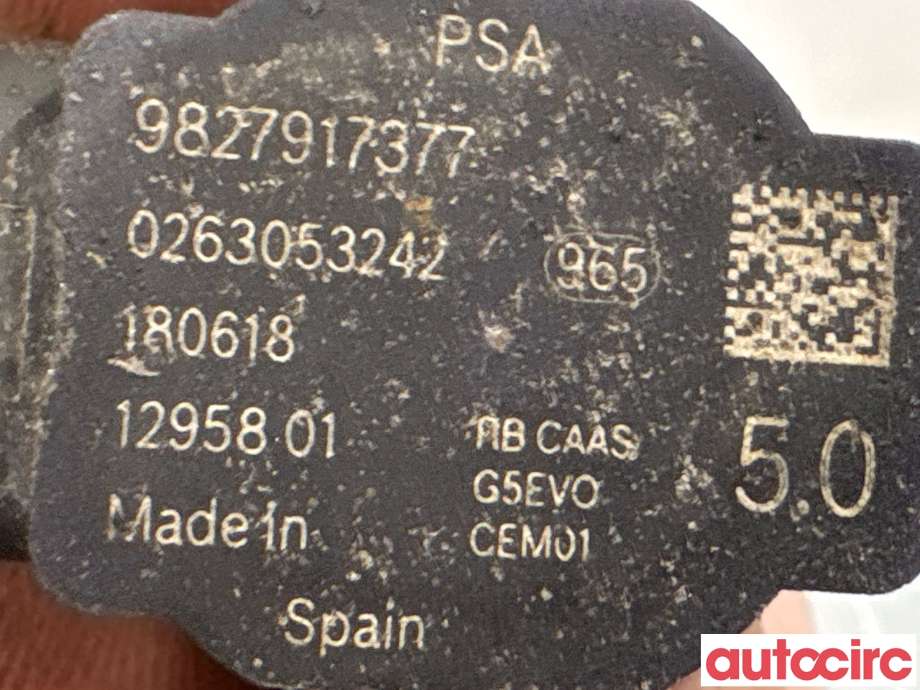 Parkeringssensor bak til Peugeot 3008 2016-->> (Type II) (PEUGEOT|9827917380|0263053242|9827917377)
