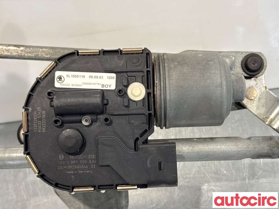 Viskermotor frontrute til Škoda Yeti 2009-2013 (Fase 1) (SKODA|5L1955023|1397220534|5L1955023A)