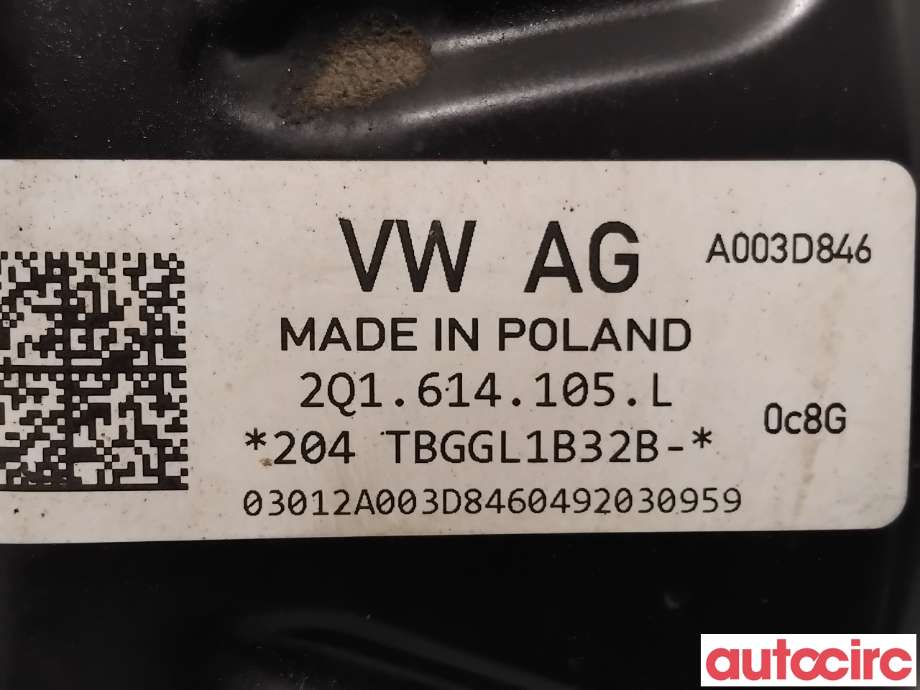 Bremsekraft-forsterker til VW T-Cross 2019-->> (VOLKSWAGEN|2Q1614106F||2Q1614105L)