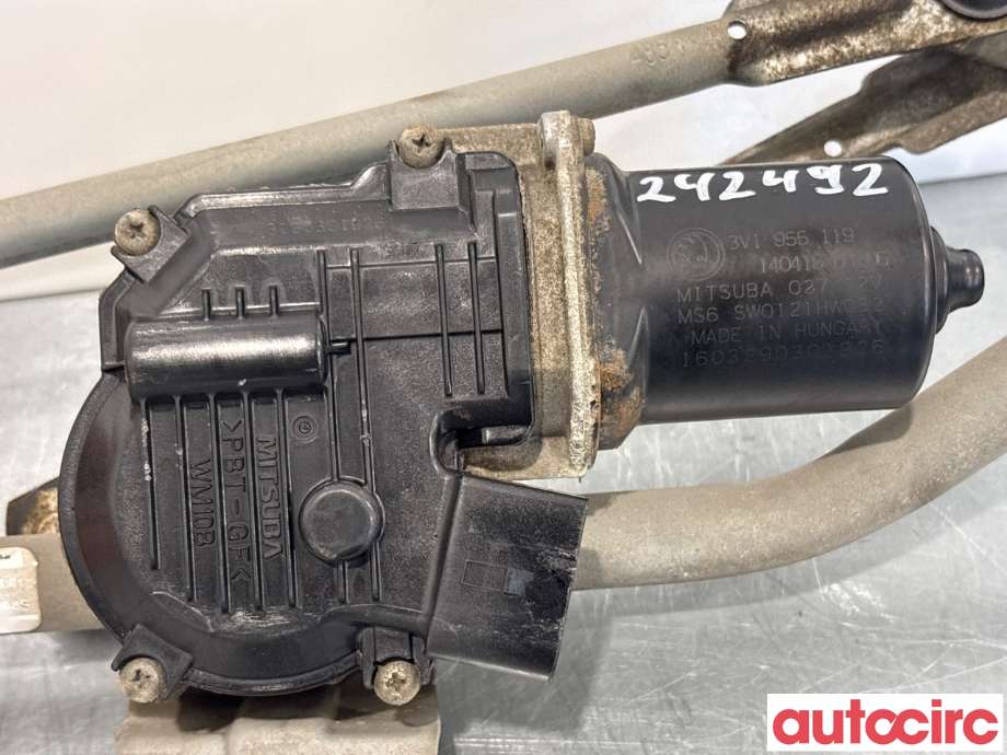 Viskermotor frontrute til Škoda Superb 2015-->> (Type III) (SKODA|3V1955023A|A0076-004|3V1955023B)