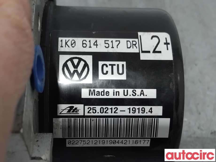ABS sentral til VW Golf VI 2008-2012 (VOLKSWAGEN|1K0614517DP|100961-03643|1K0614517DR)