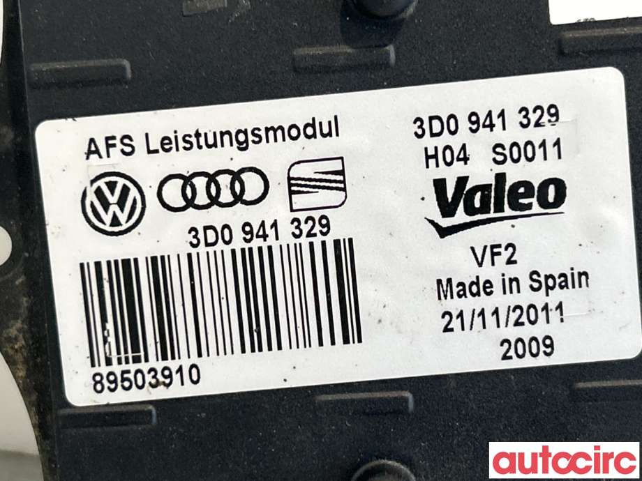 Styreenhet xenon/ballast til VW Passat 2011-2015 (B7) (B7) (VOLKSWAGEN|3D0941329D|3D0941329A|3D0941329)