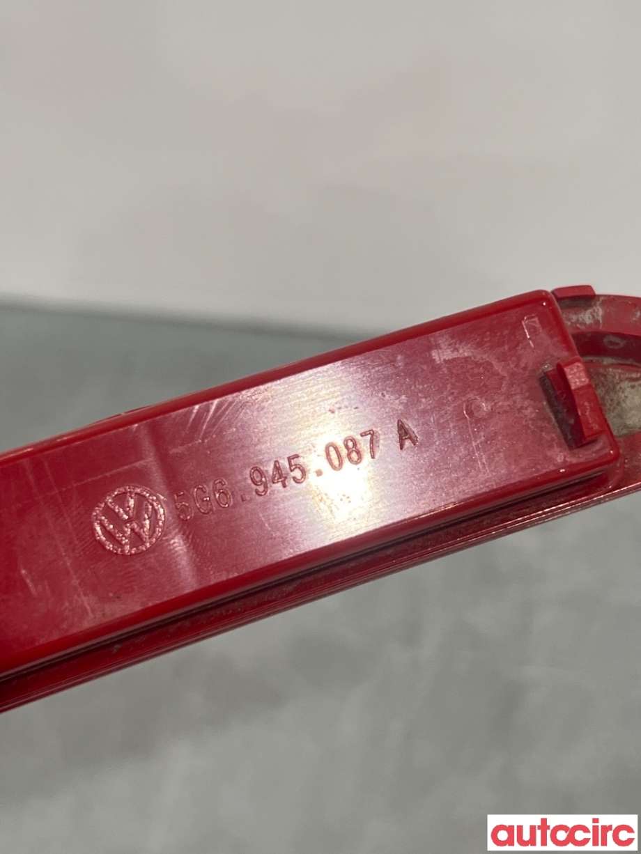 Baklykt bremselys bakrute til VW e-Golf 2014-2017 (Fase 1)  (VOLKSWAGEN|5G6945087A|)
