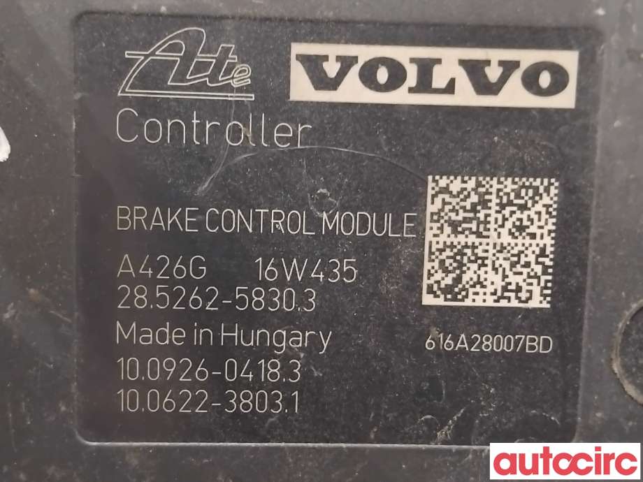 ABS sentral til Volvo XC60 2014-2017 (Type I, Fase 2)  (VOLVO|31423350|100926-04183|31423348)