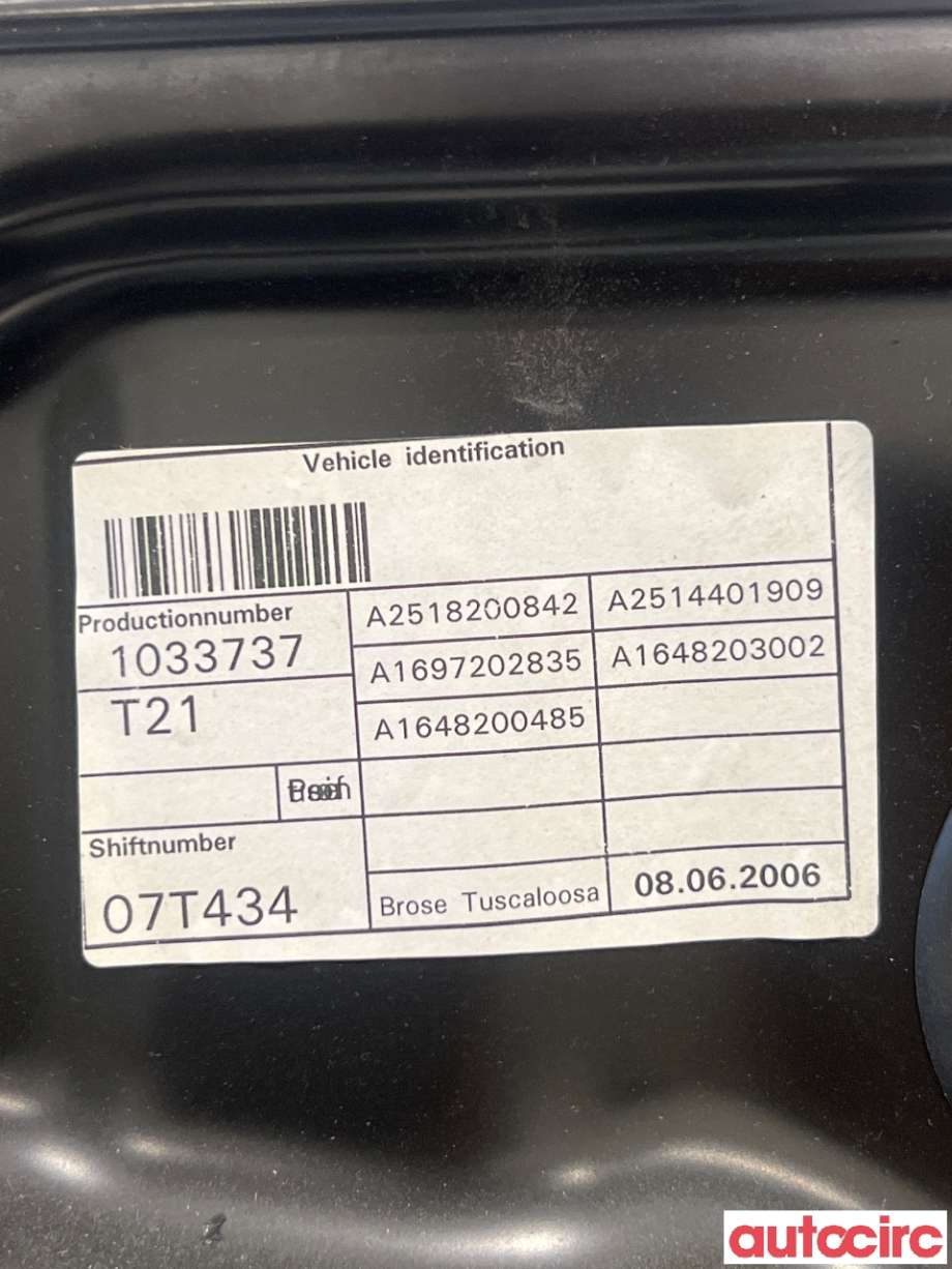 Ruteheis til Mercedes R-Klasse 2006-2013 (W251) (W251) (MERCEDES|A2517201679|)