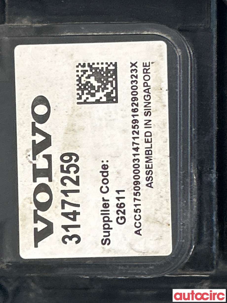 Sensor radar til Volvo XC60 2014-2017 (Type I, Fase 2)  (VOLVO|31678089|G2611|31471259)