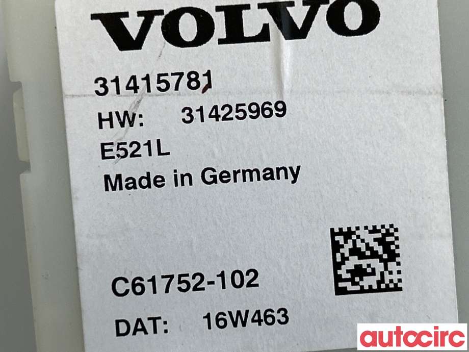 Styreenhet elektrisk bakluke til Volvo XC60 2014-2017 (Type I, Fase 2)  (VOLVO|31415781|C61752-102)