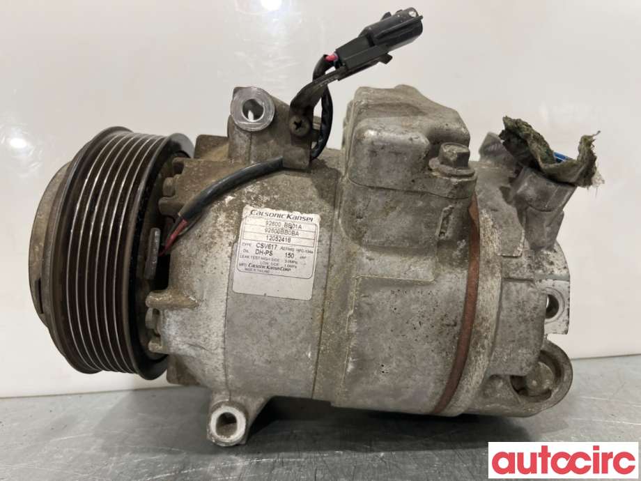 Aircondition kompressor til Nissan Qashqai 2010-2014 (Type I, Fase 2)  (NISSAN|92600BB01A|CSV617|92600BB02B)