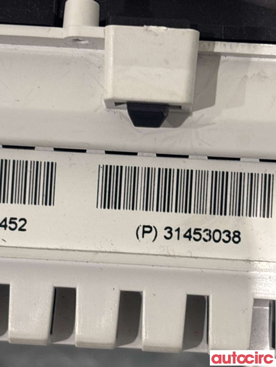 Instrumentpanel til Volvo V60/V60 CC 2013-2018 (Type I, Fase 2) (VOLVO|36003011||31453038)