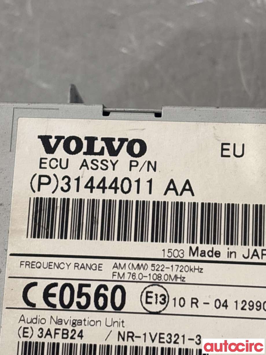 Bilstereo til Volvo V60/V60 CC 2013-2018 (Type I, Fase 2) (VOLVO|36050657|)