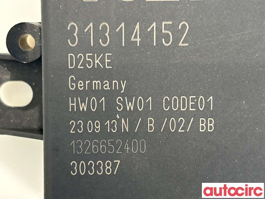 Styreenhet parkering til Volvo XC70 2014-2016 (Type II, Fase 2)  (VOLVO|31314152|)