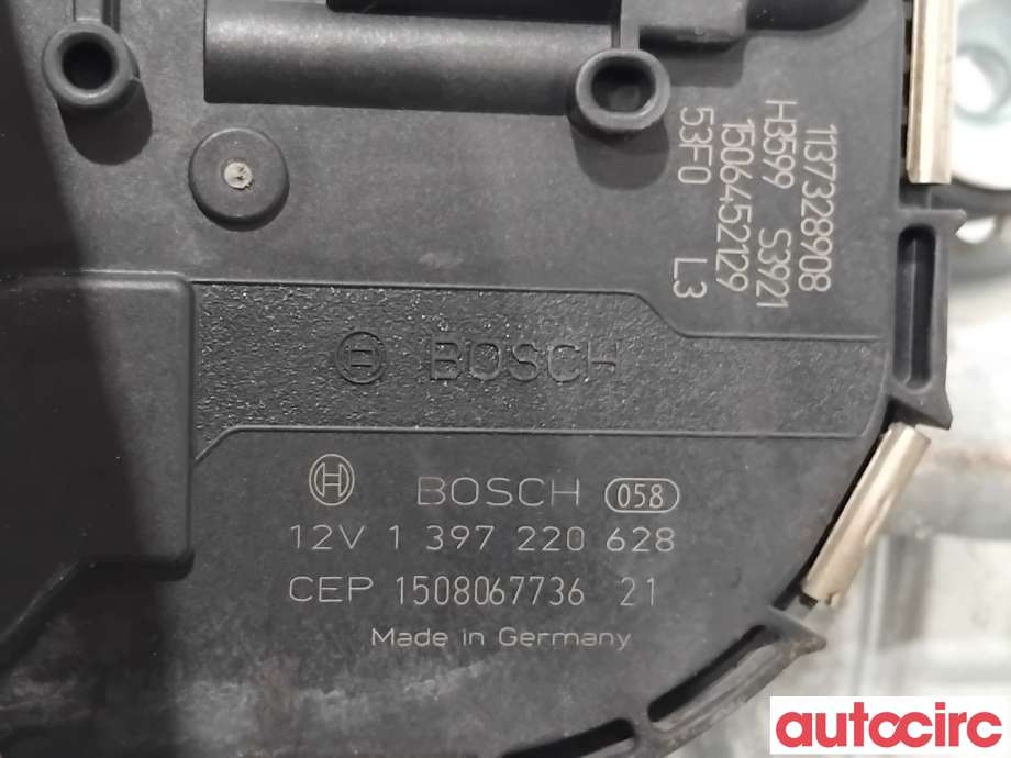 Viskermotor frontrute til Volvo V60/V60 CC 2013-2018 (Type I, Fase 2)  (VOLVO|30753493|1397220628)