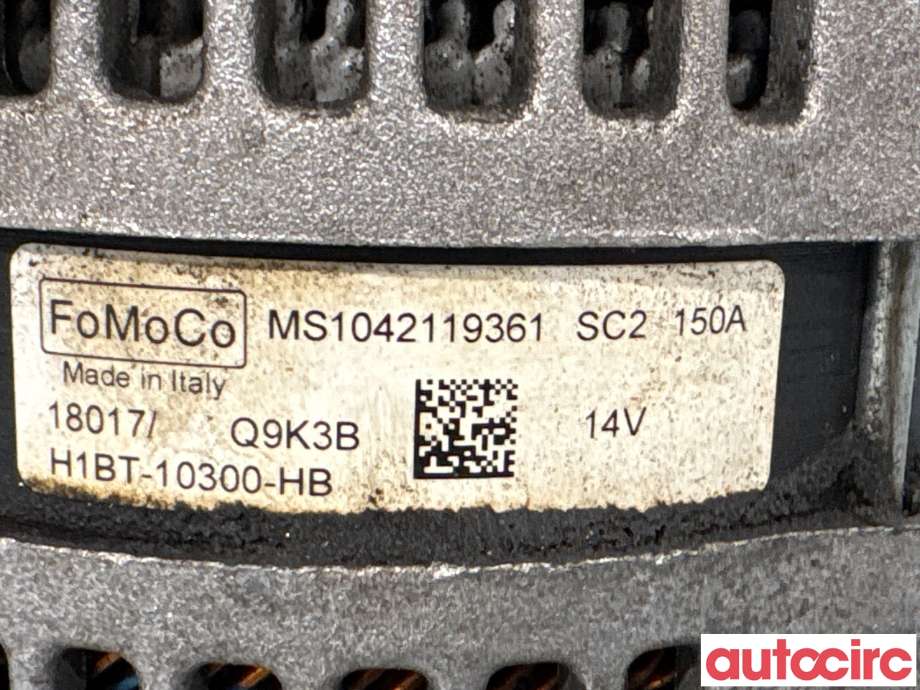 Dynamo til Ford Fiesta 2017-->> (Type VII)  (FORD|2077646|MS1042119361|2647768)