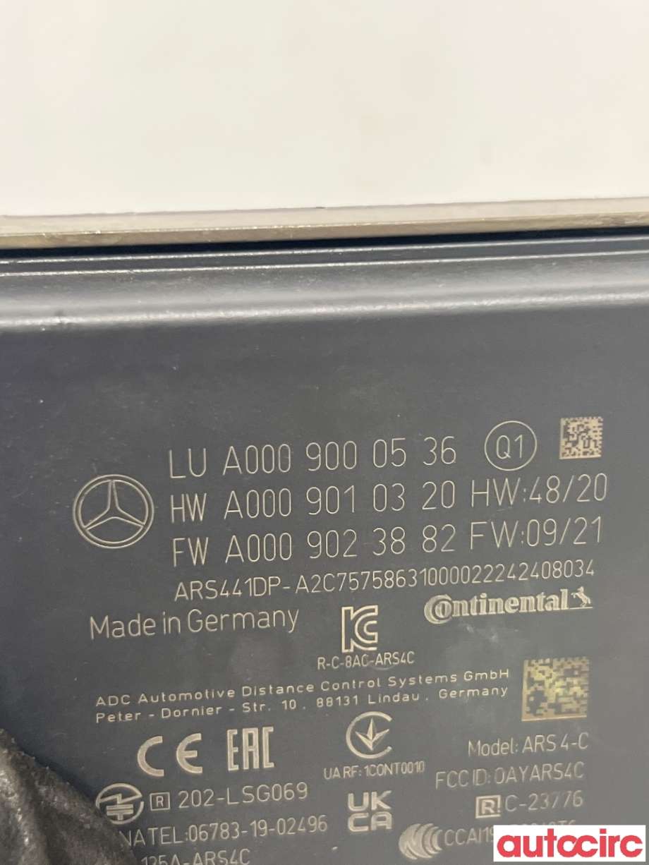 Sensor radar til Mercedes EQE 2022-->>  (MERCEDES|A0009002348||A0009000536)