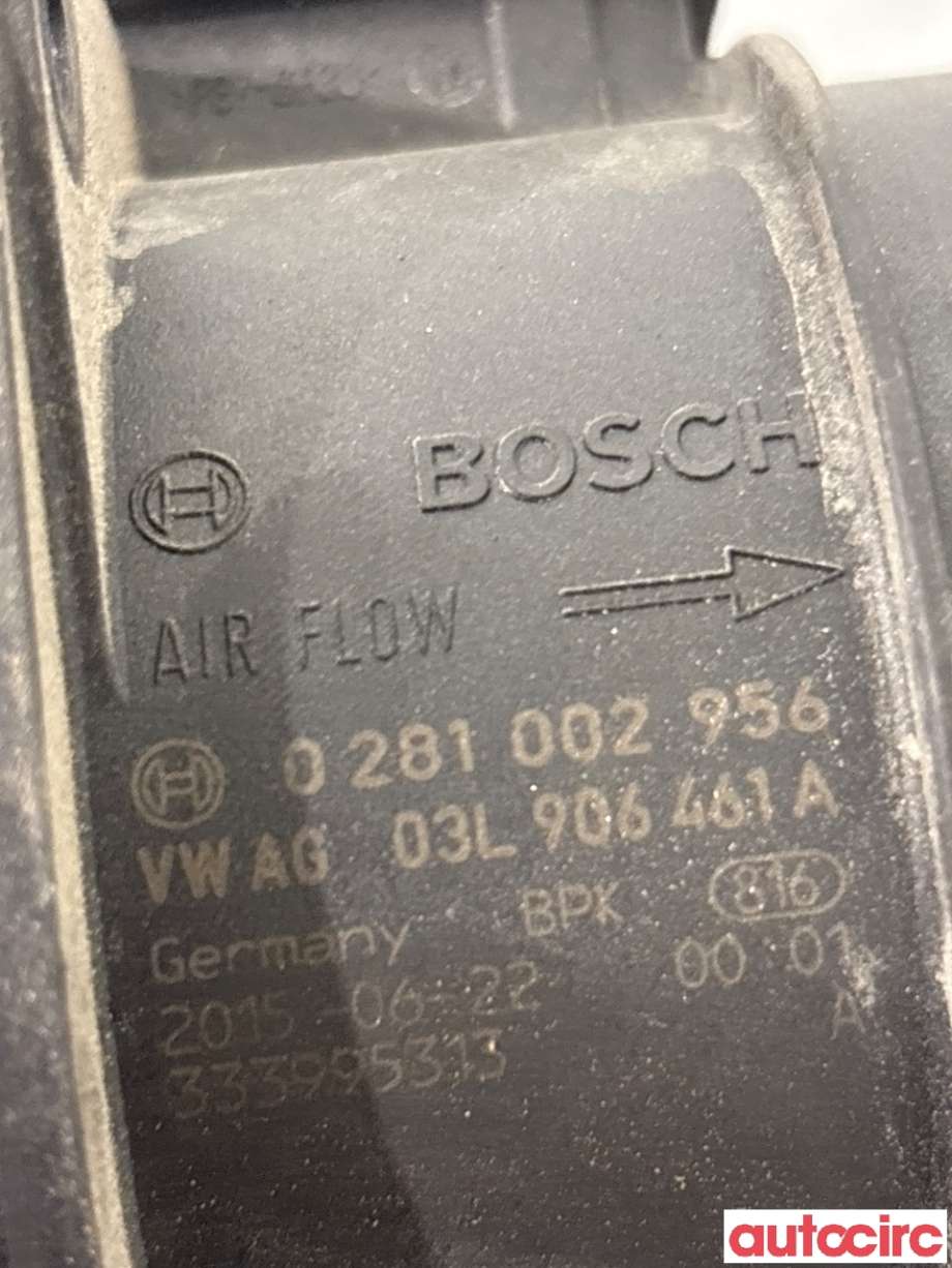 Luftmengde/luftmassemåler til Audi Q5 2012-2017 (Type I, Fase 2)  (AUDI|03L906461A|)