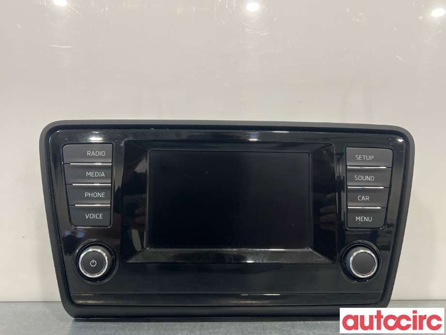 Multimedia display (MCU - Media Controller Unit) til Škoda Octavia, 2013-2016 (Type III, Fase 1)  (SKODA|5E0919605B)