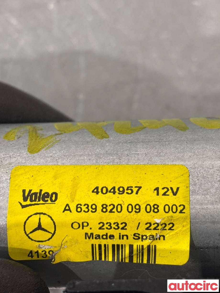 Viskermotor bakrute til Mercedes Vito/Viano 2004-2010 (Fase 1) (W639) (W639) (MERCEDES|A6398200908|404957)