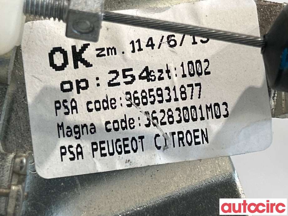Diverse deler til Peugeot 3008 2009-2016 (Type I)  (PEUGEOT|872585||9685931877)