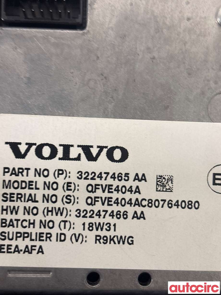 Instrument kjørecomputer til Volvo XC60 2017-->> (Type II)  (VOLVO|36010560||32247465)